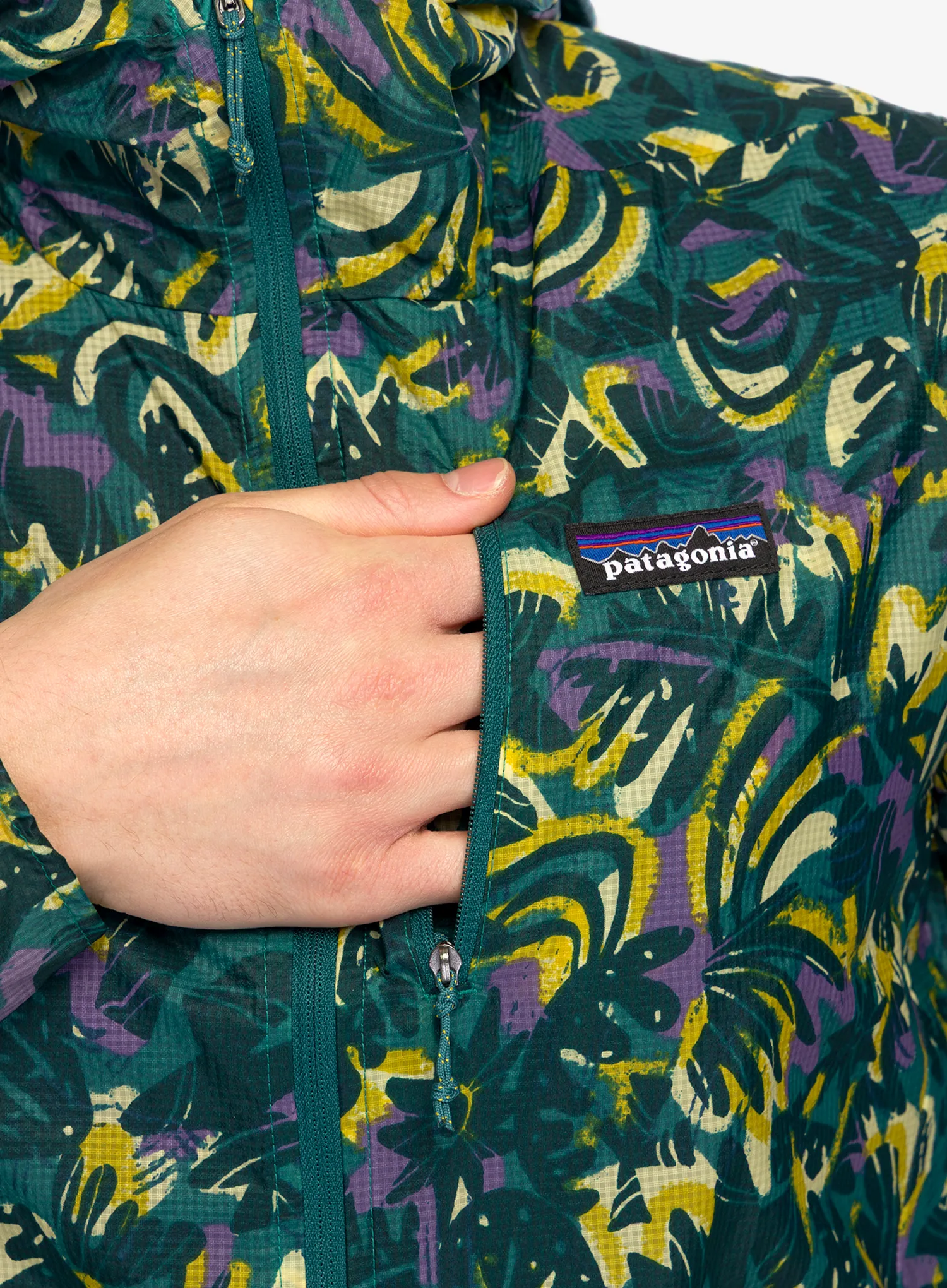 Jakna za tek Patagonia Houdini Jacket - wild botanist/blue