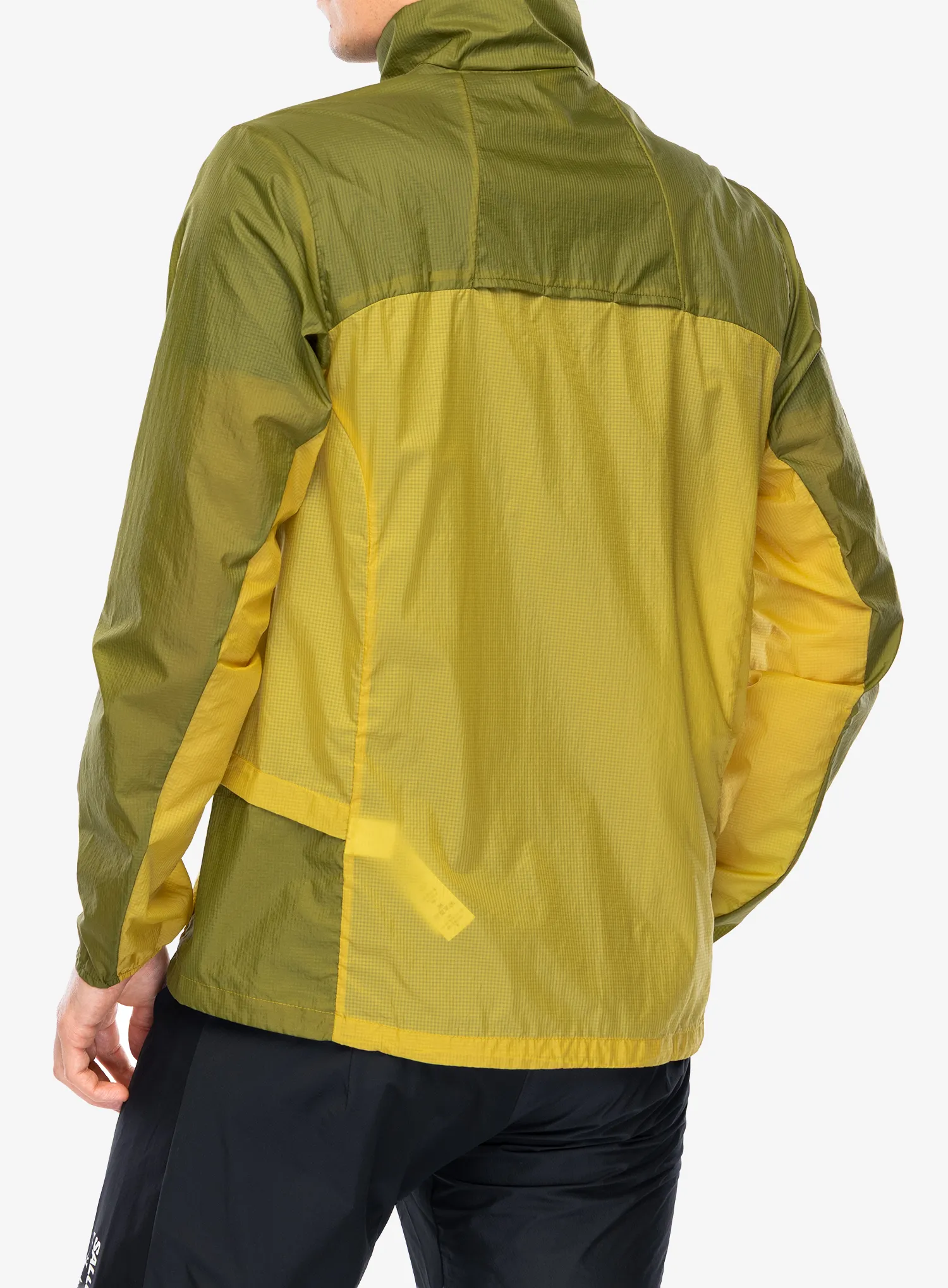Jakna za tek Patagonia Houdini Stash 1/2 Zip Pullover - bundle green/graze green