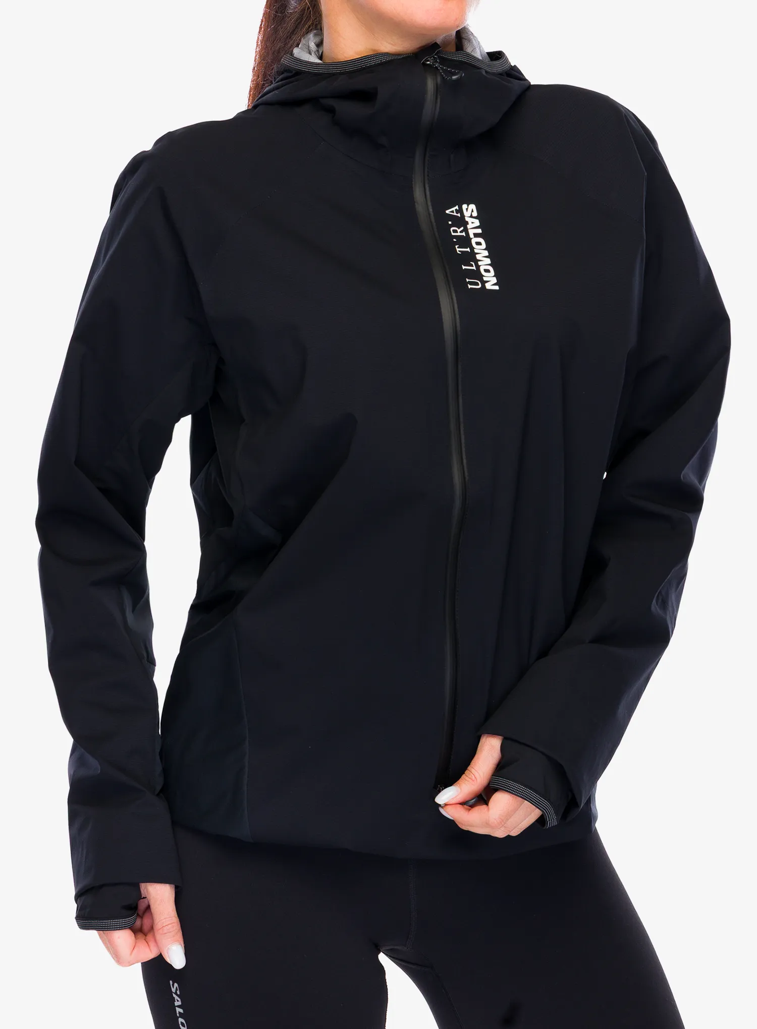 Jakna za tek Salomon S/Lab Ultra Hybrid Jkt - deep black