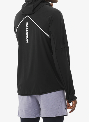 Jakna za tek Salomon Sense Aero Hybrid HZ HD - deep black