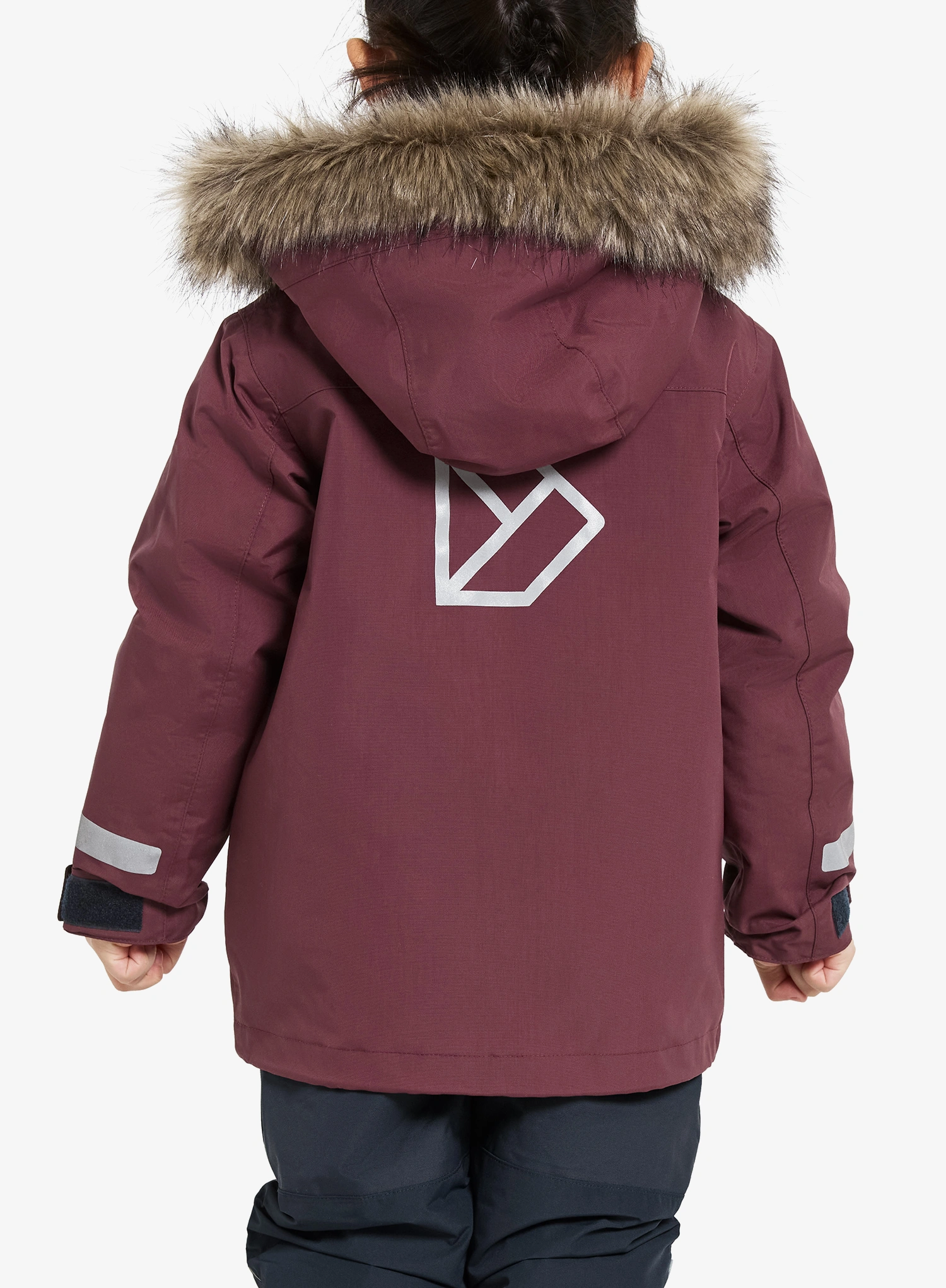 Otroška jakna Didriksons Bjarven Parka 4 - anemon red