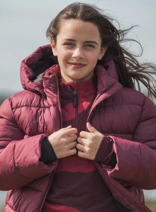 Otroška jakna Didriksons Scoria Parka - anemon red