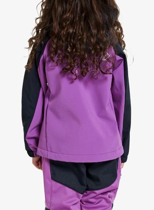 Otroška jakna Didriksons Troel Jacket 4 - tulip purple