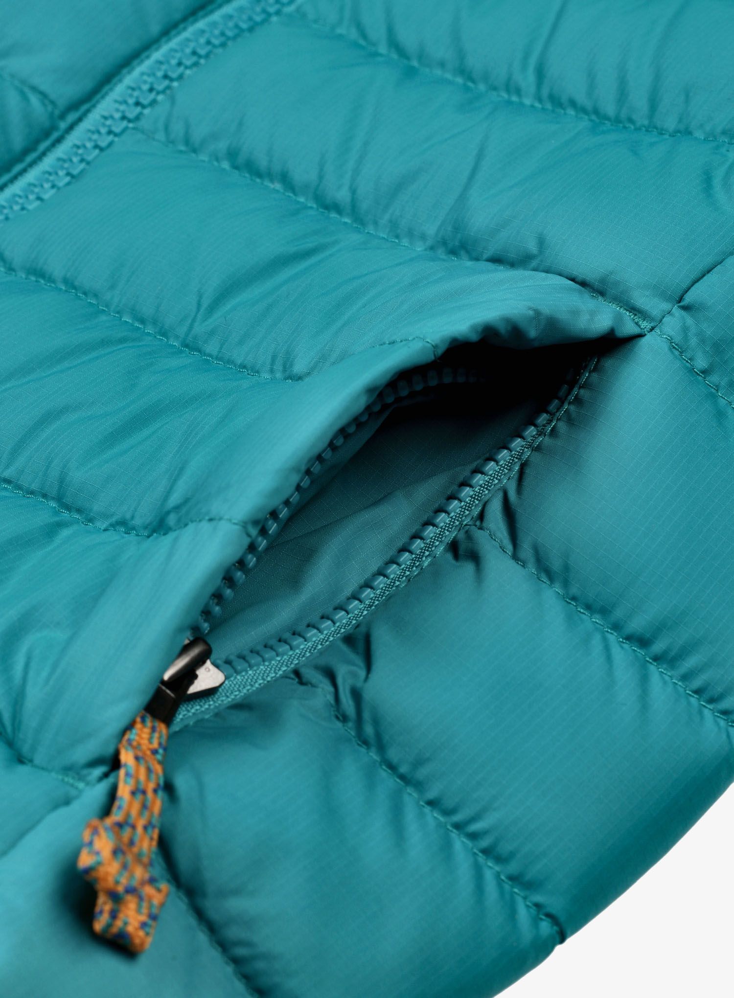 Otroška jakna Patagonia Baby Reversible Down Sweater Hoody - frontera/passage blue