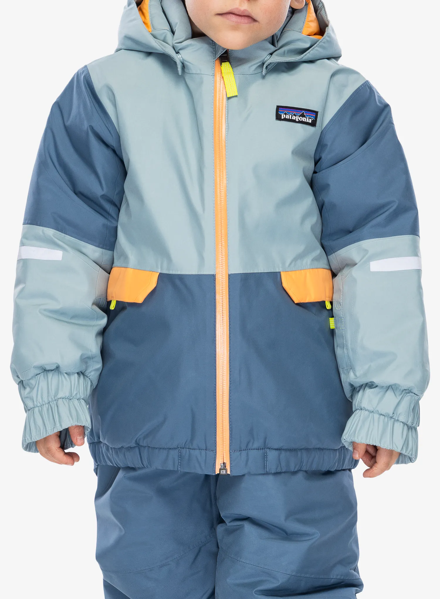 Otroška jakna Patagonia Baby Snow Pile Jacket - thermal blue