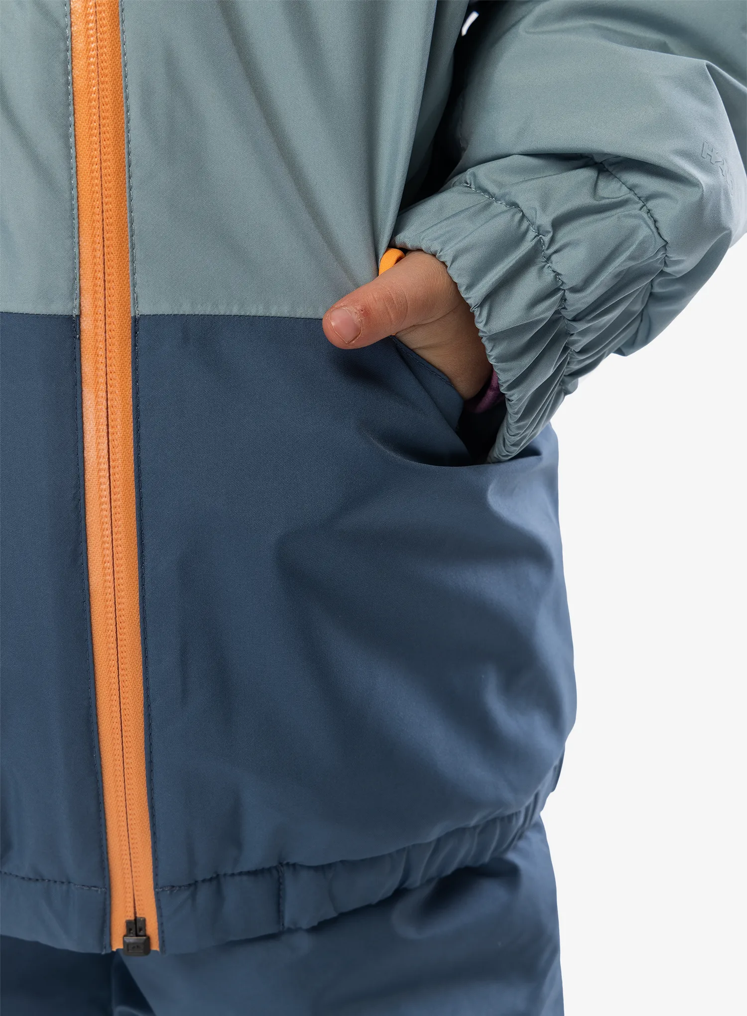 Otroška jakna Patagonia Baby Snow Pile Jacket - thermal blue