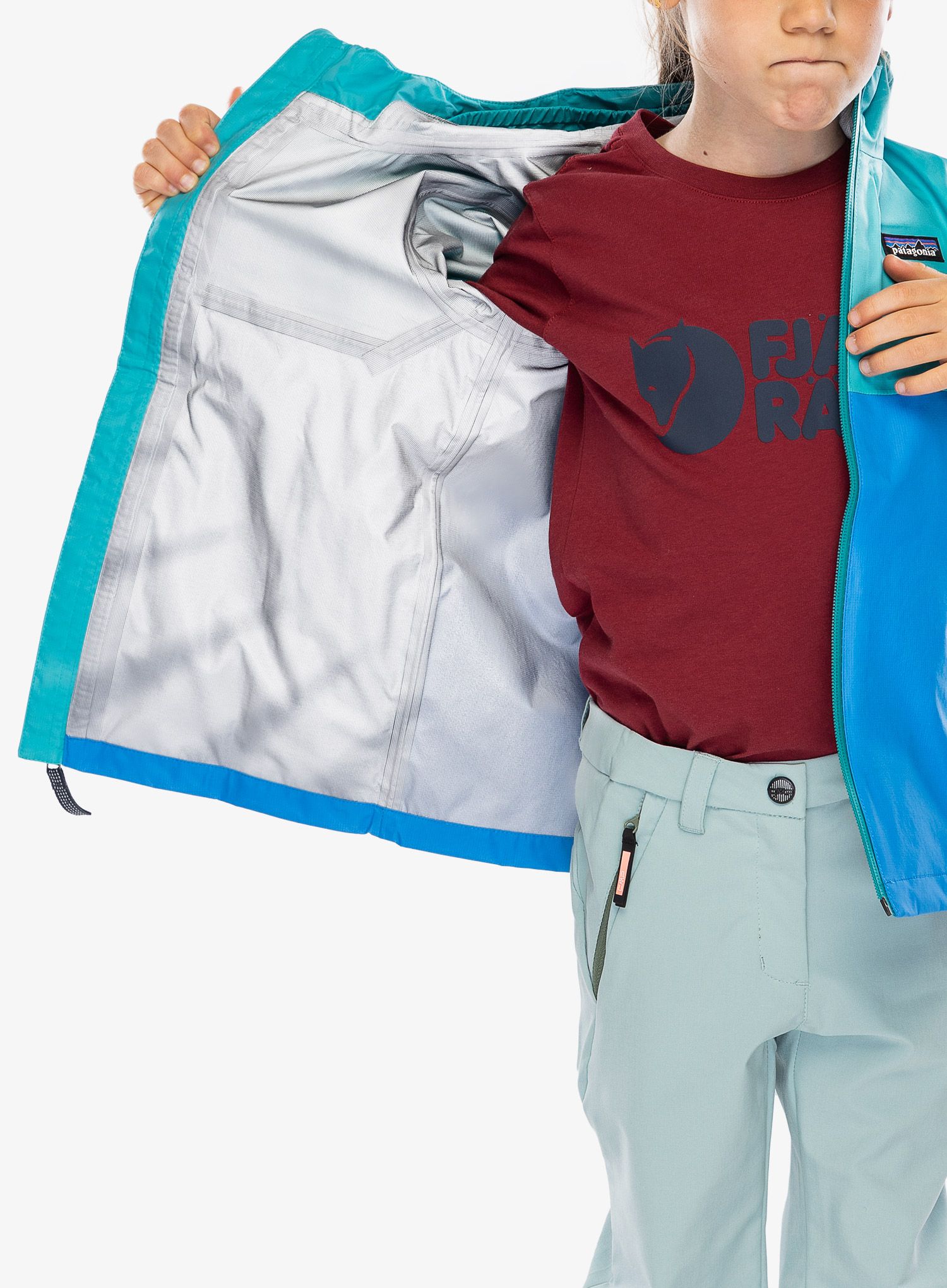 Otroška jakna Patagonia Baby Torrentshell 3L Jkt - subtidal blue