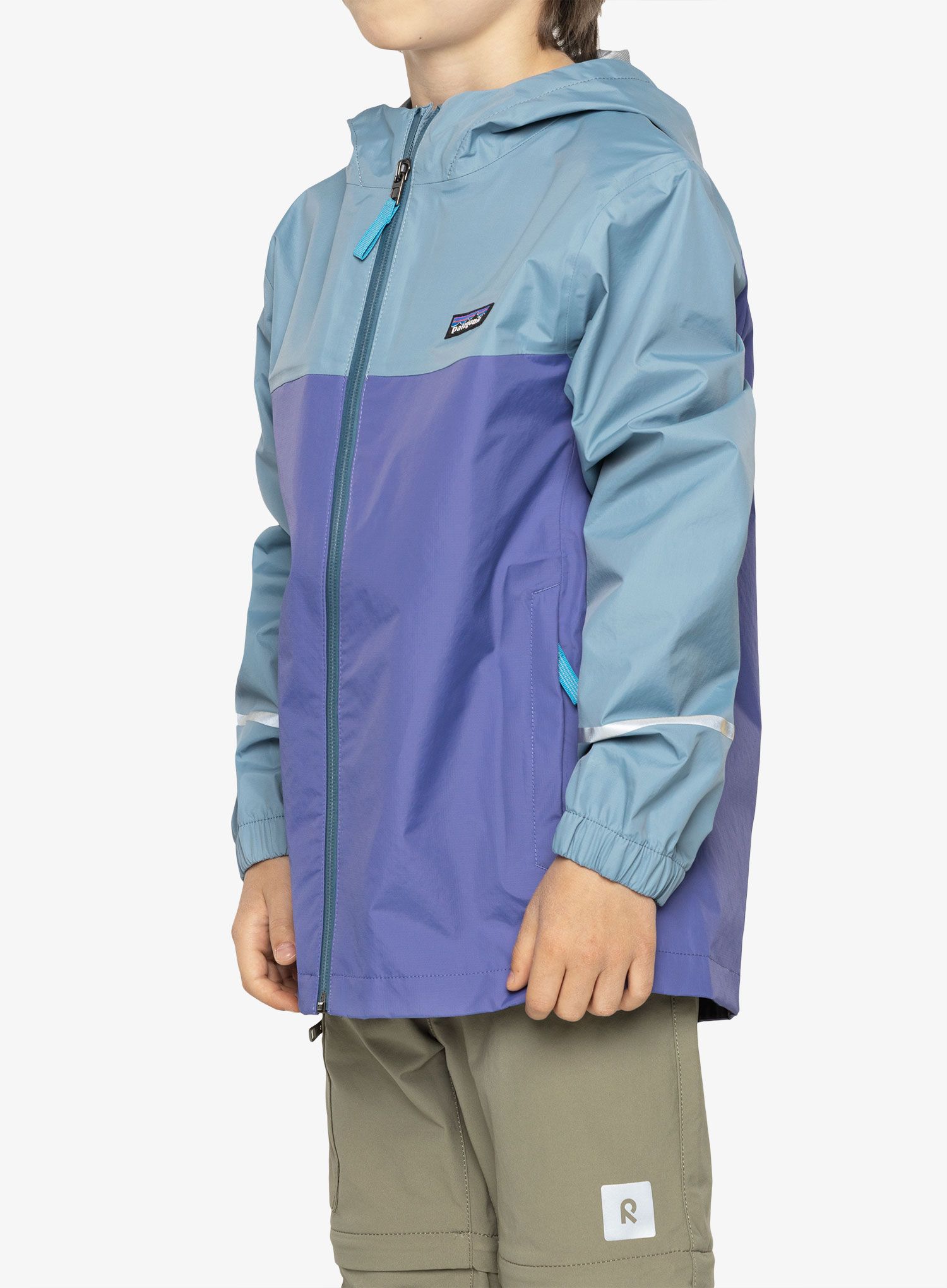 Otroška jakna Patagonia Torrentshell 3L Jkt - light plume grey