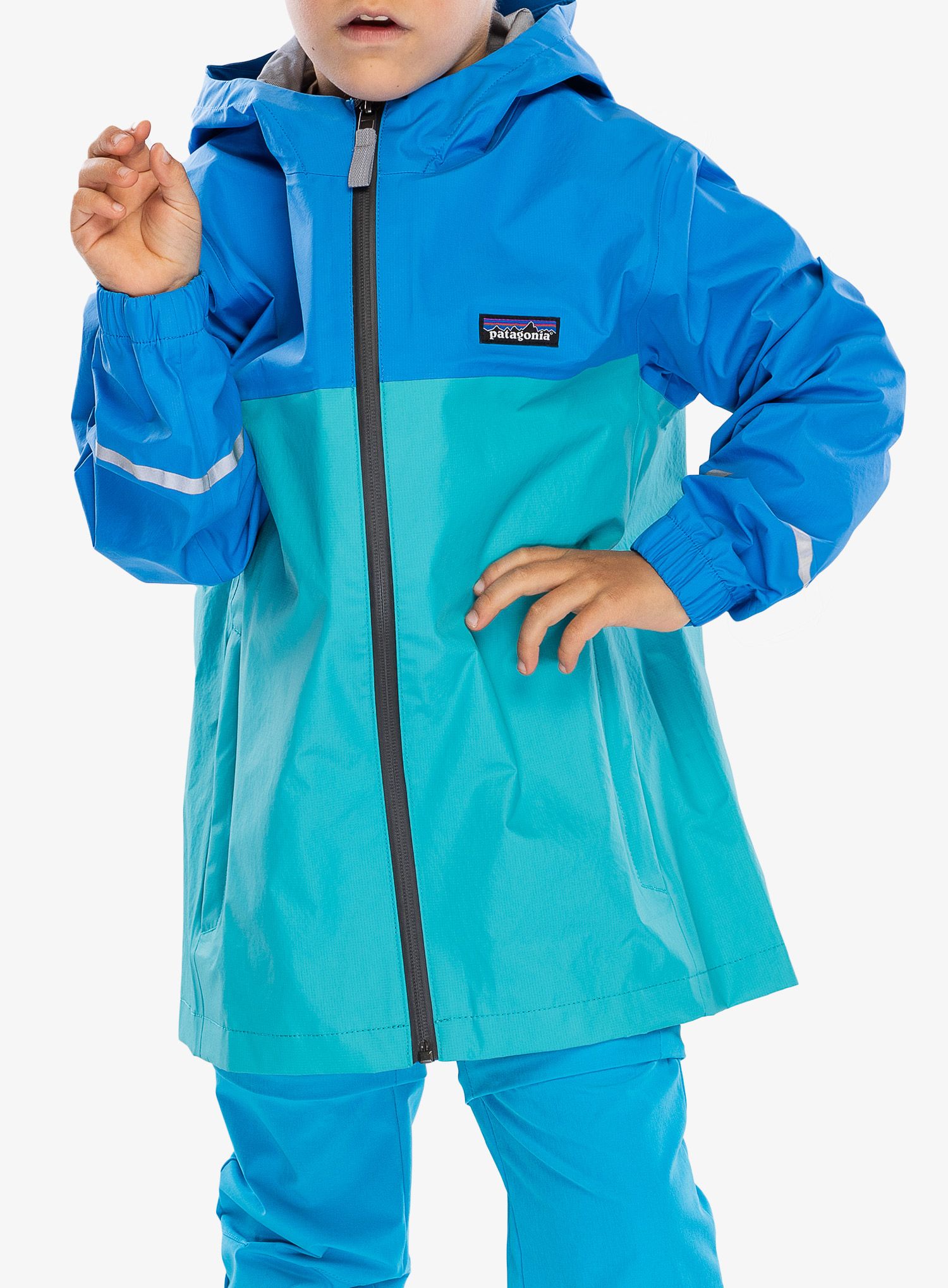 Otroška jakna Patagonia Torrentshell 3L Jkt - vessel blue