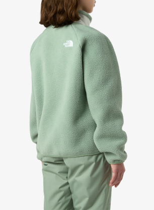Dekliška jakna The North Face Yumiori Full Zip Jacket - slate moss/white dune