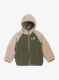 Otroška jakna Viking Play Reversible Pile Jacket - olive