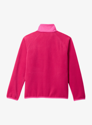 Dekliška jakna Columbia Fast Trek V Full Zip - guava pink/pink ice