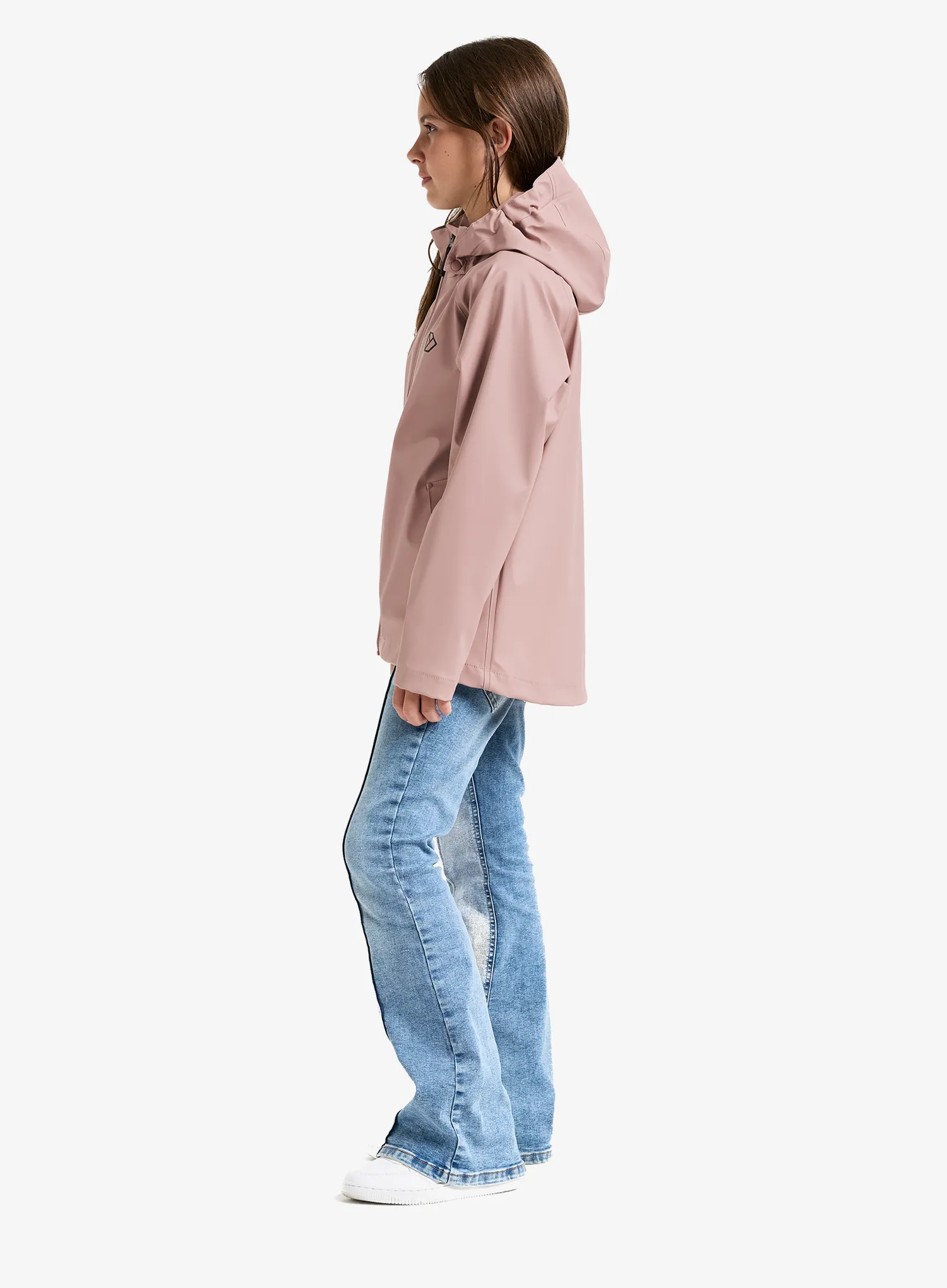Dekliška jakna Didriksons Hepta JKT - vintage pink