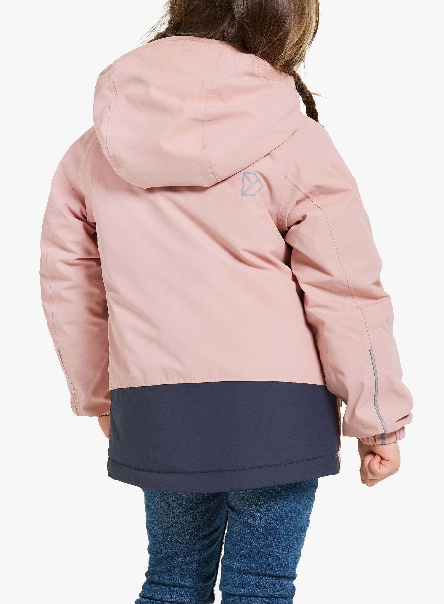 Dekliška jakna Didriksons Talvi Jacket - dusty pink