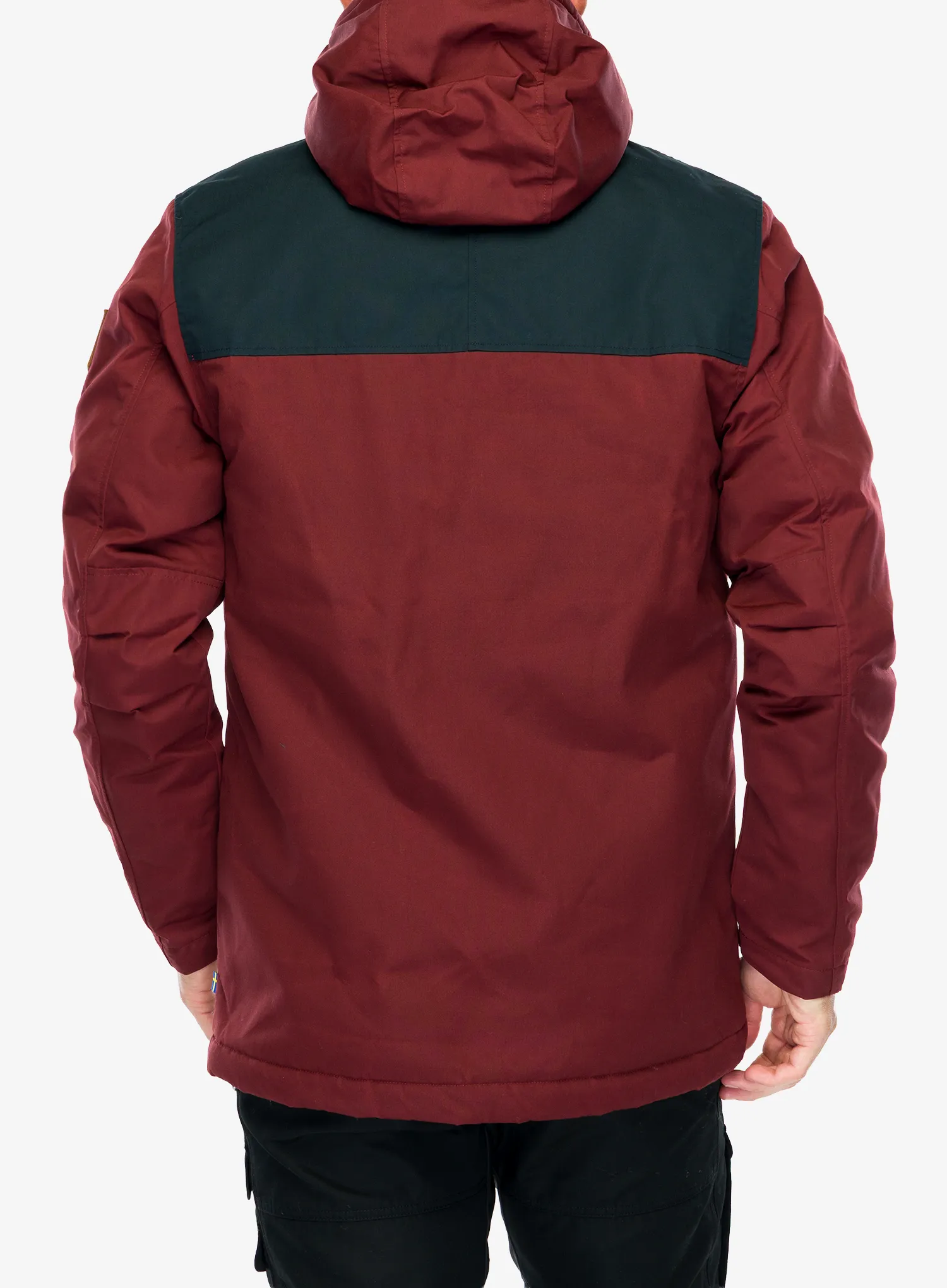 Jakna Fjallraven Greenland Winter Jacket - maroon/dark navy