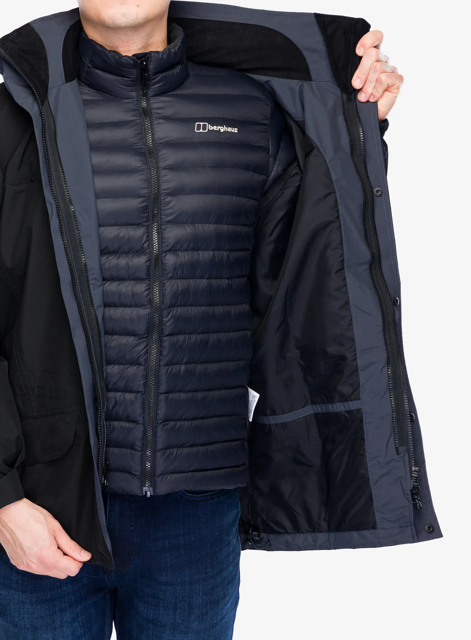 GORE-TEX jakna Berghaus Cornice Jacket IA - black/black