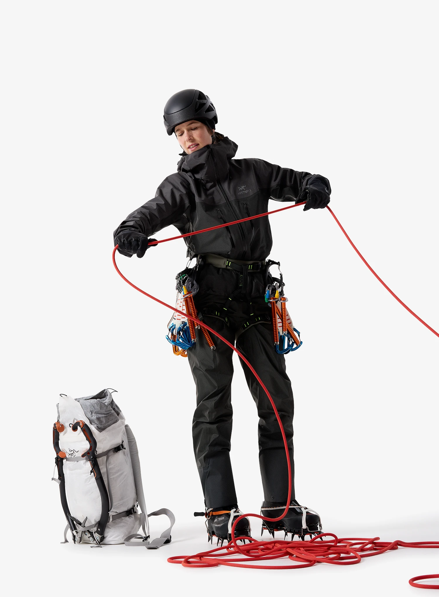 Ženske GORE-TEX jakna Arcteryx Alpha Jacket - graphite/black