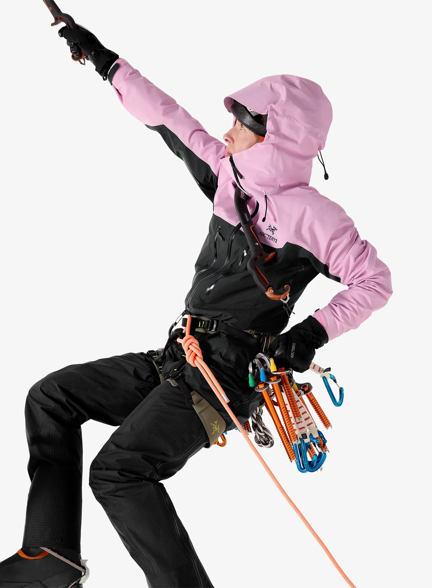 Ženske GORE-TEX jakna Arcteryx Alpha Jacket - pineberry/black