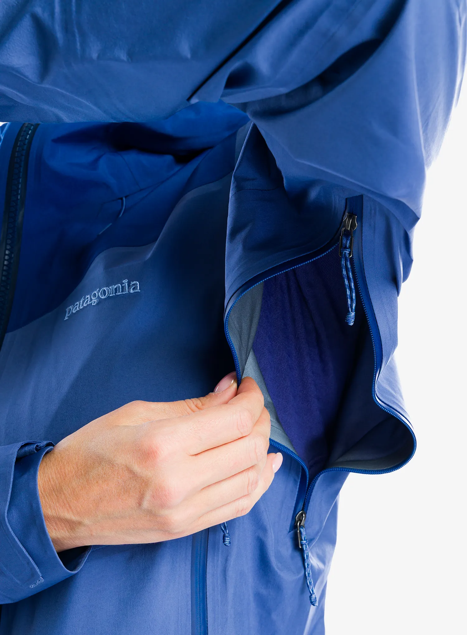 Ženske GORE-TEX jakna Patagonia Super Free Alpine Jacket - current blue