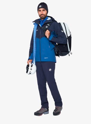 GORE-TEX jakna Mammut Crater IV HS Hooded Jacket - tschiel/marine