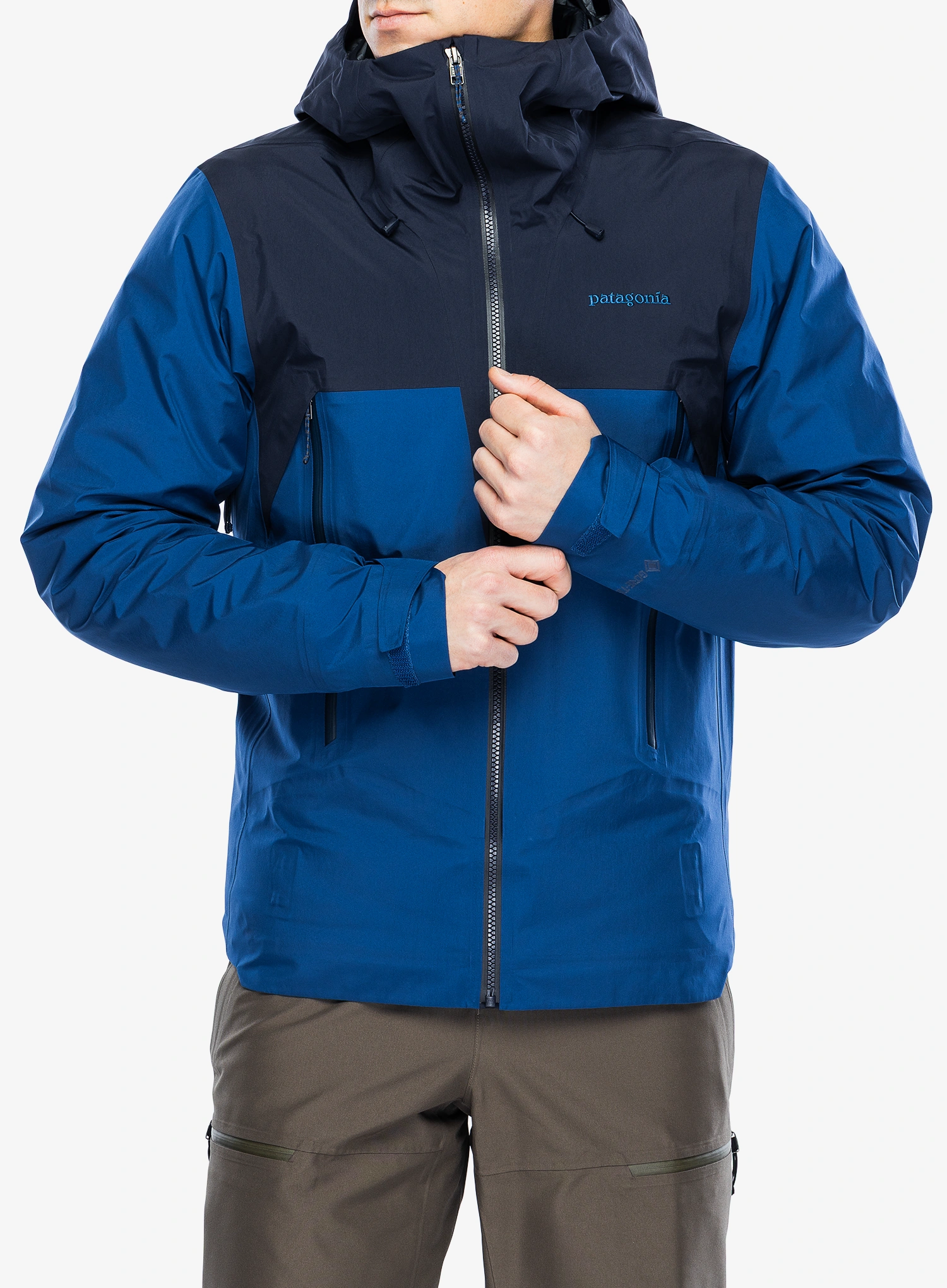 GORE-TEX jakna Patagonia Super Free Alpine Jacket - clement blue