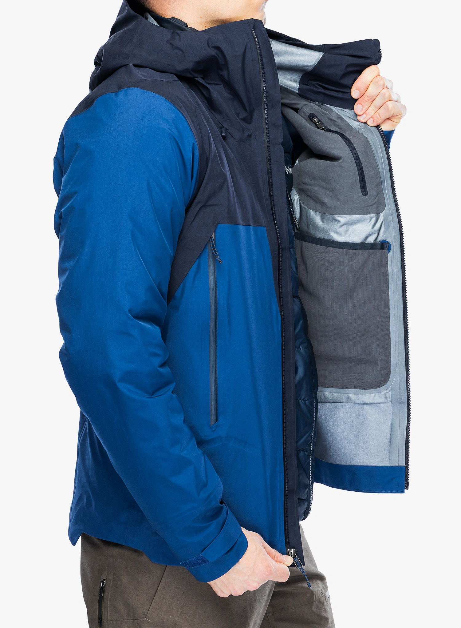 GORE-TEX jakna Patagonia Super Free Alpine Jacket - clement blue