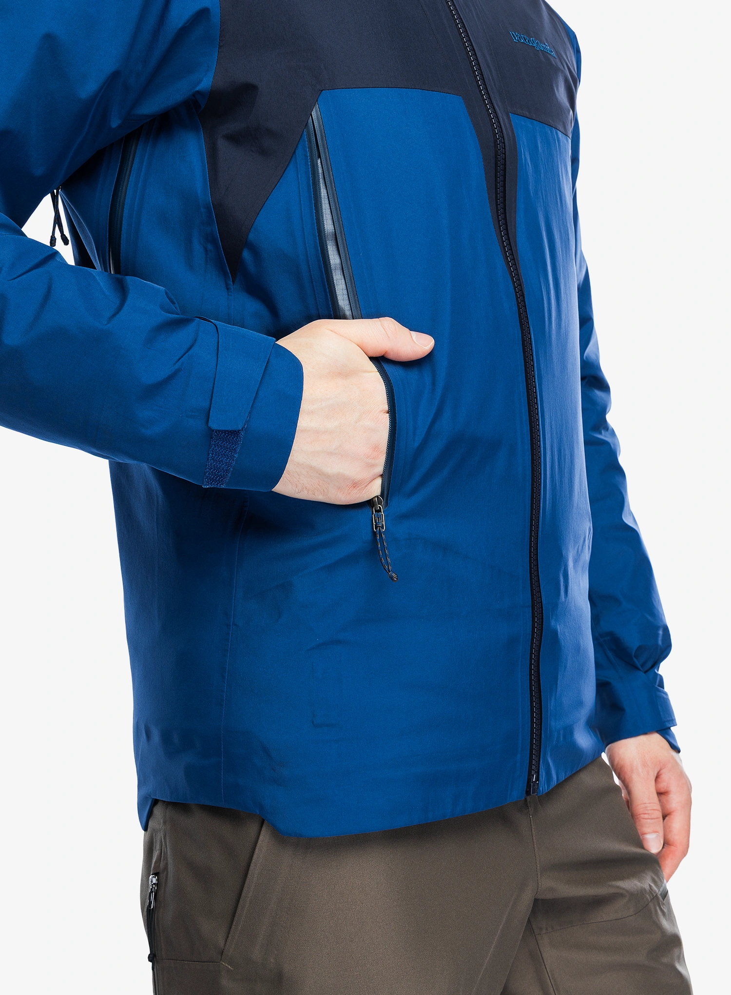 GORE-TEX jakna Patagonia Super Free Alpine Jacket - clement blue