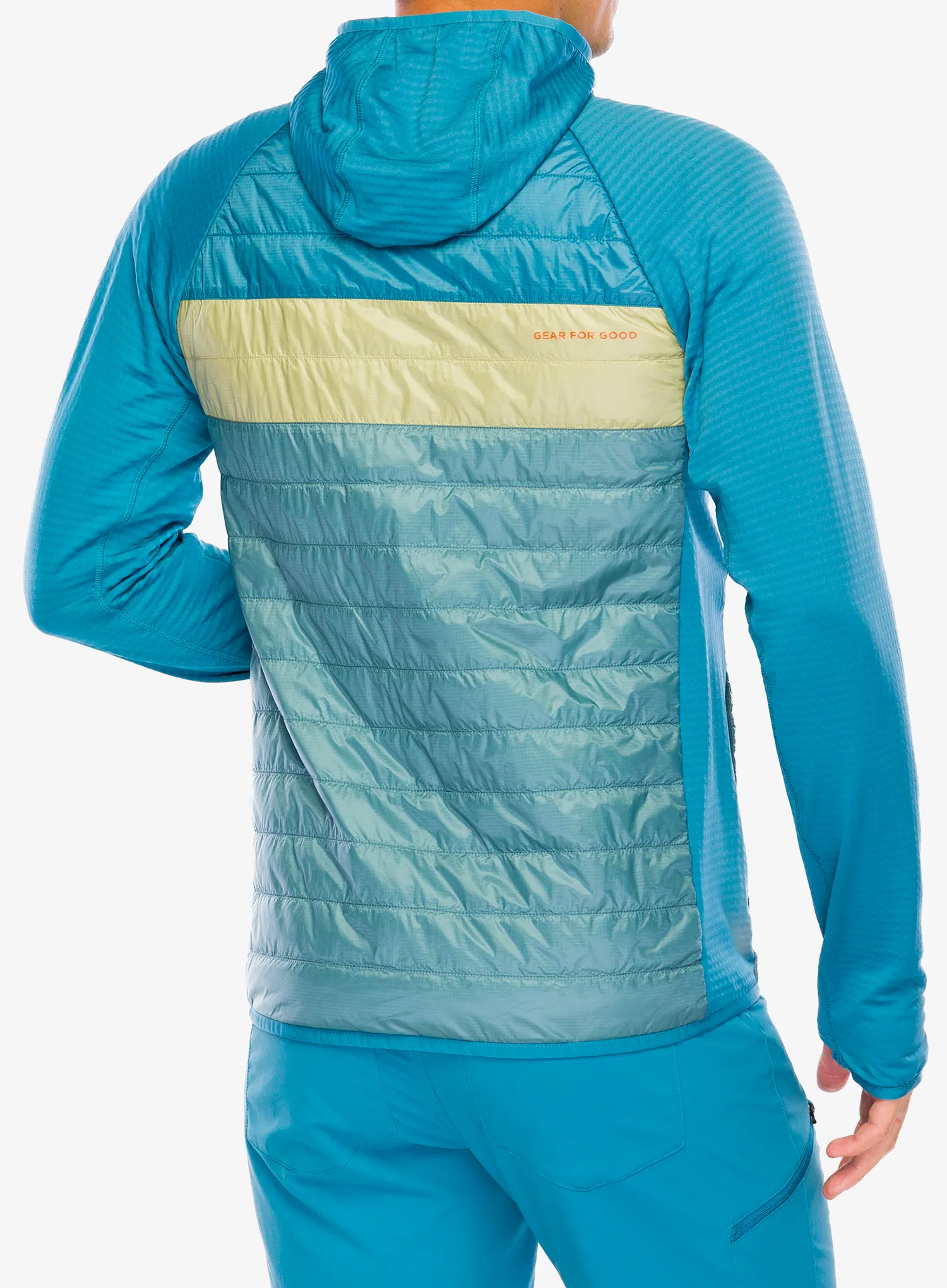 Hibridna jakna Cotopaxi Capa Hybrid Insulated Hooded Jacket - drizzle/bluegrass