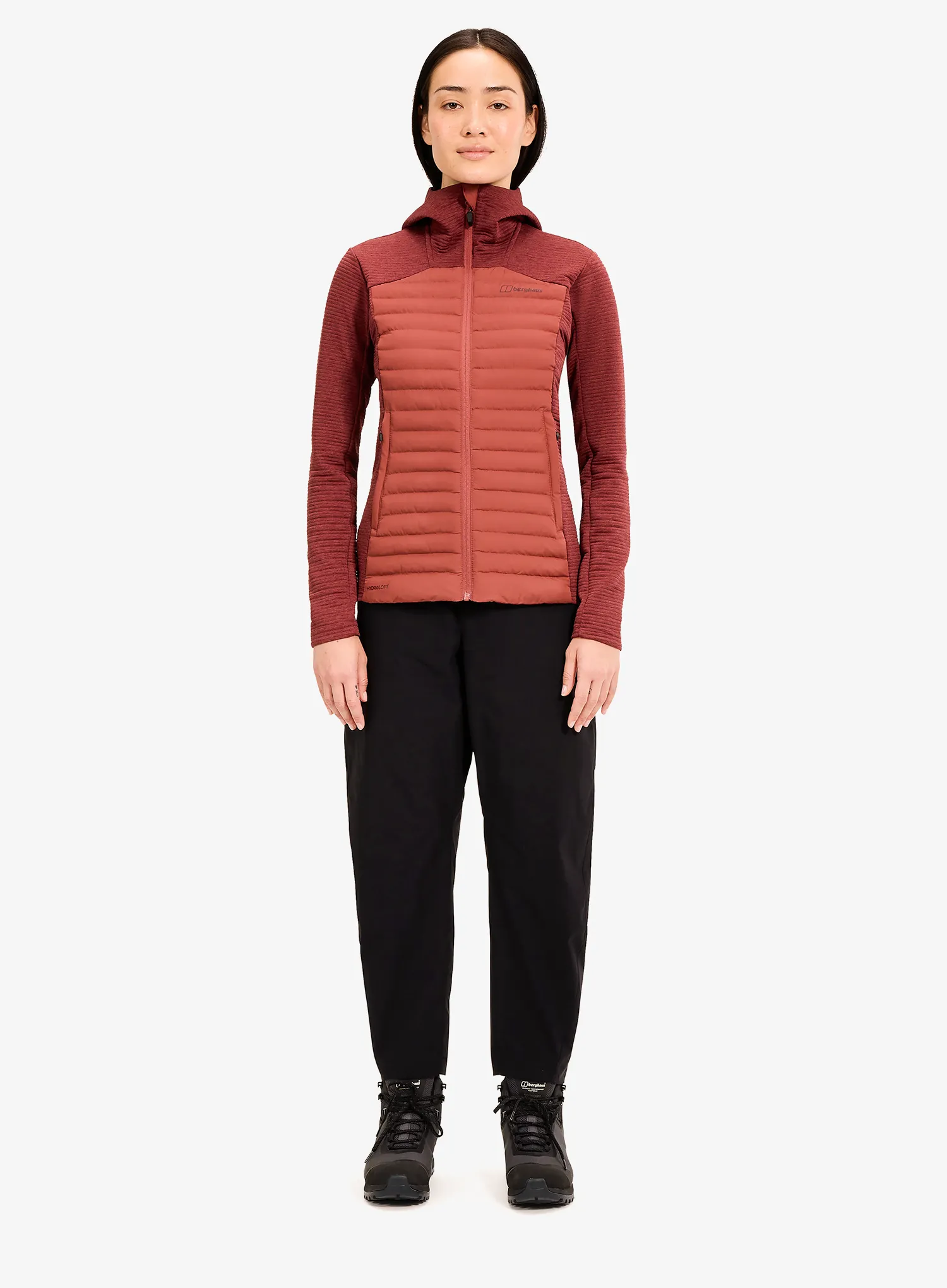 Ženska hibridna jakna Berghaus Nula Hybrid Jacket - corundum