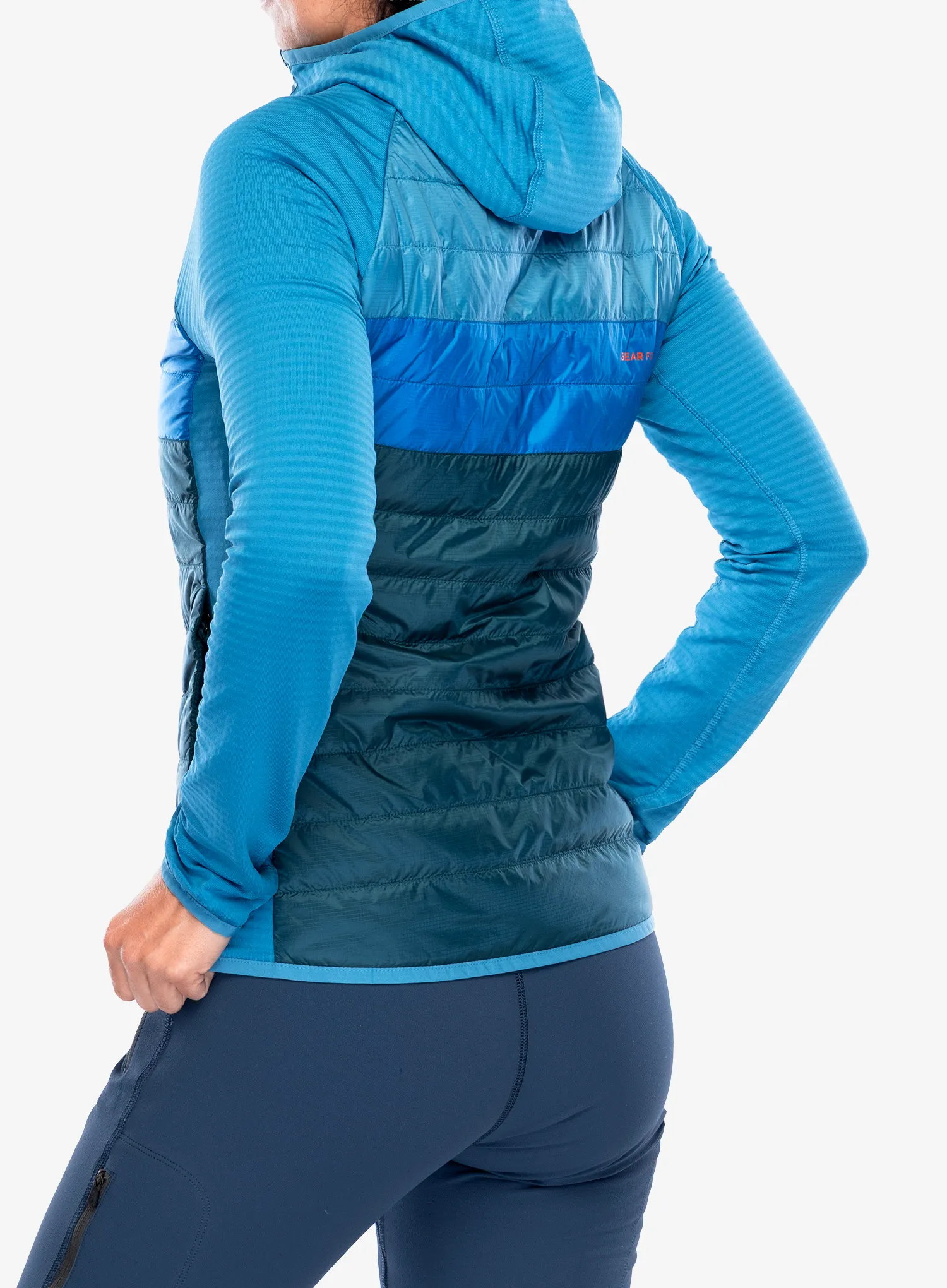 Ženska hibridna jakna Cotopaxi Capa Hybrid Insulated Hooded Jacket - lake/abyss