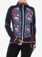 Ženska hibridna jakna Crazy Jkt Channel - print leila blue