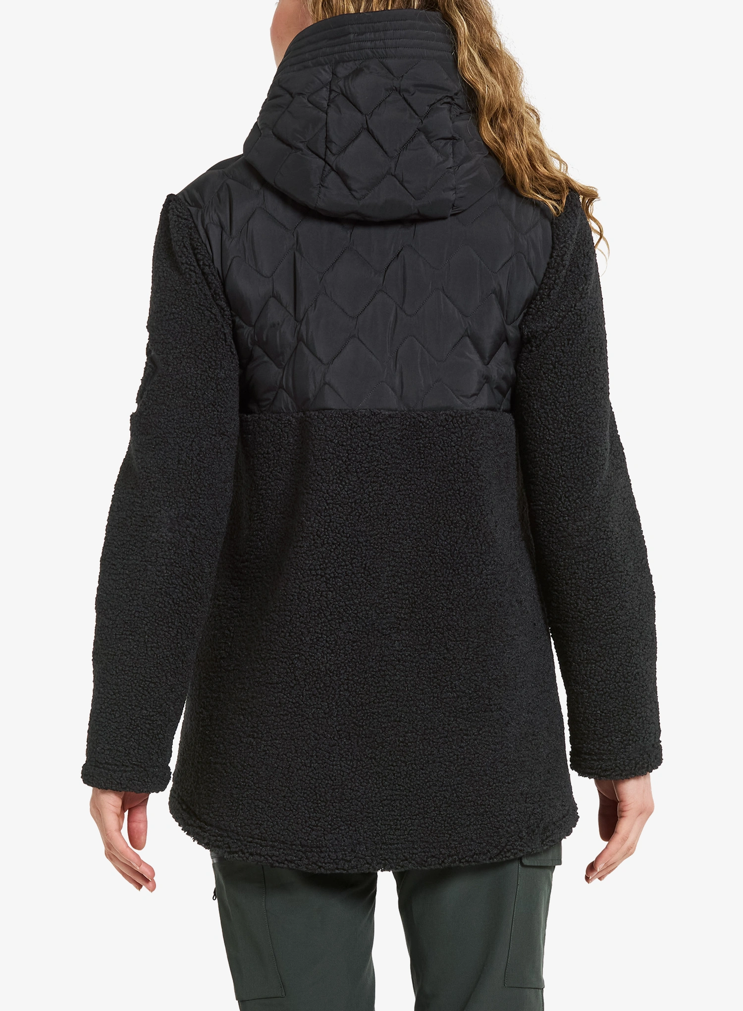 Ženska hibridna jakna Didriksons Bibi Fullzip 2 - black