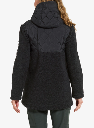 Ženska hibridna jakna Didriksons Bibi Fullzip 2 - black