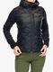 Ženska hibridna jakna Peak Performance Helium Down Hybrid Hood - black