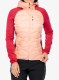 Ženska hibridna jakna Peak Performance Helium Down Hybrid Hood - peach fuzz/tech burgundy