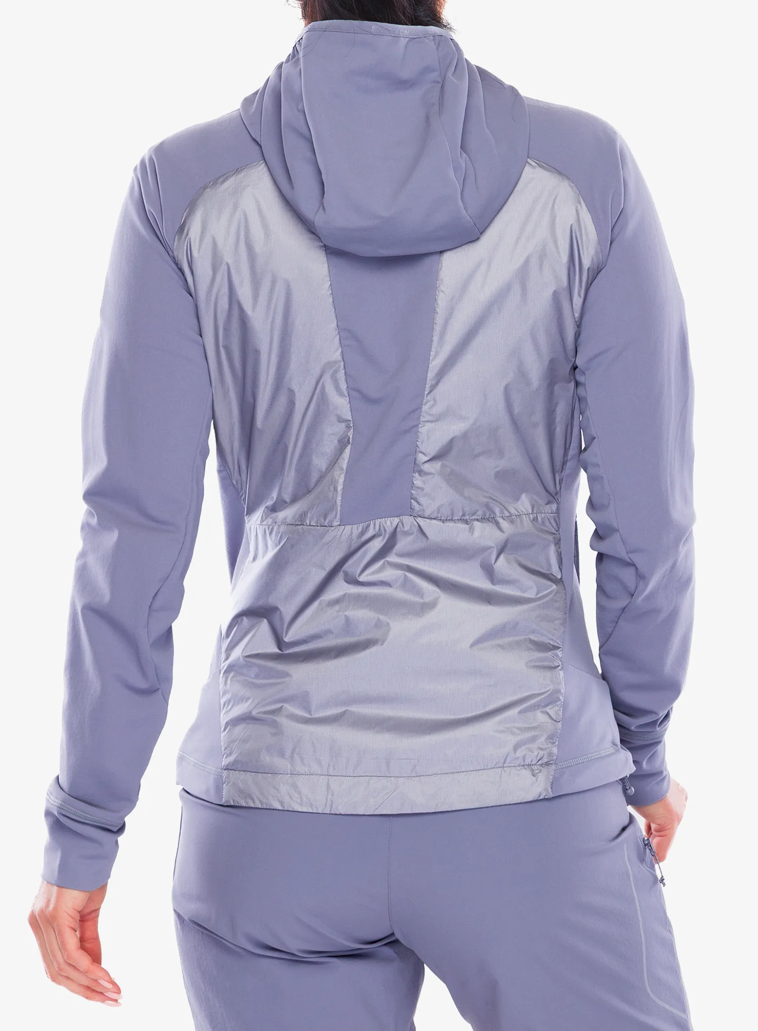Ženska hibridna jakna Salomon Elixir Hybrid HD - blue granite