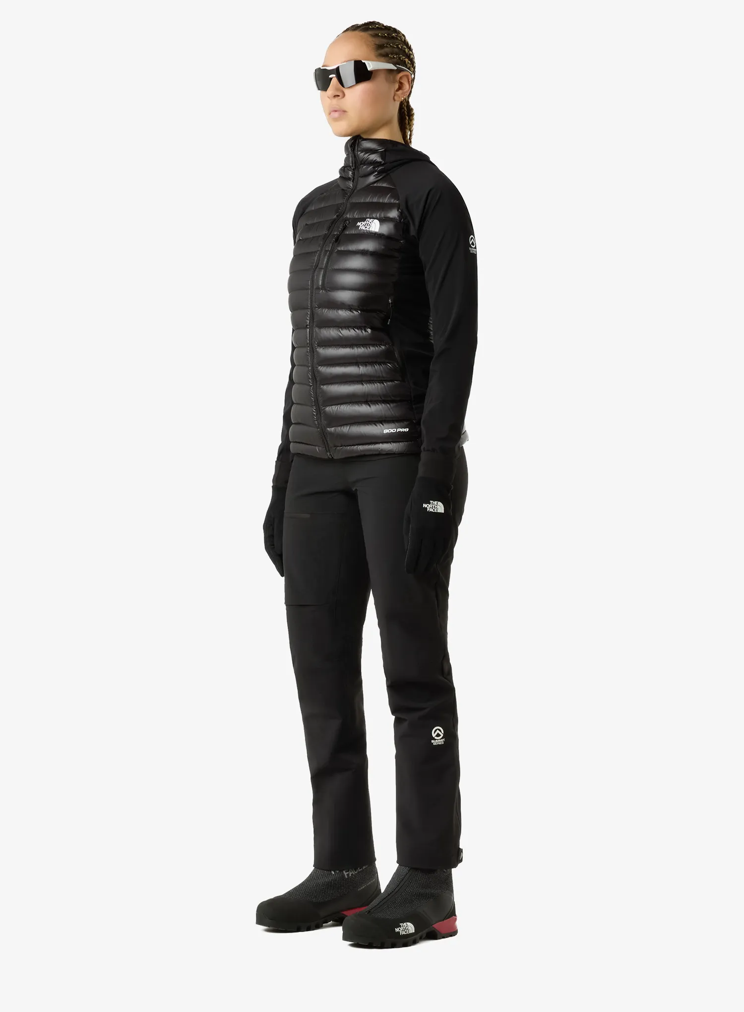 Ženska hibridna jakna The North Face Summit Breithorn LT Hybrid Hoodie - tnf black