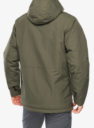 Hibridna jakna Patagonia Isthmus Parka - basin green