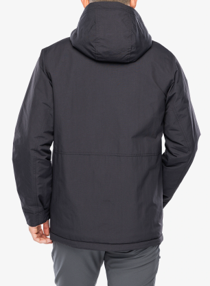 Hibridna jakna Patagonia Isthmus Parka - ink black