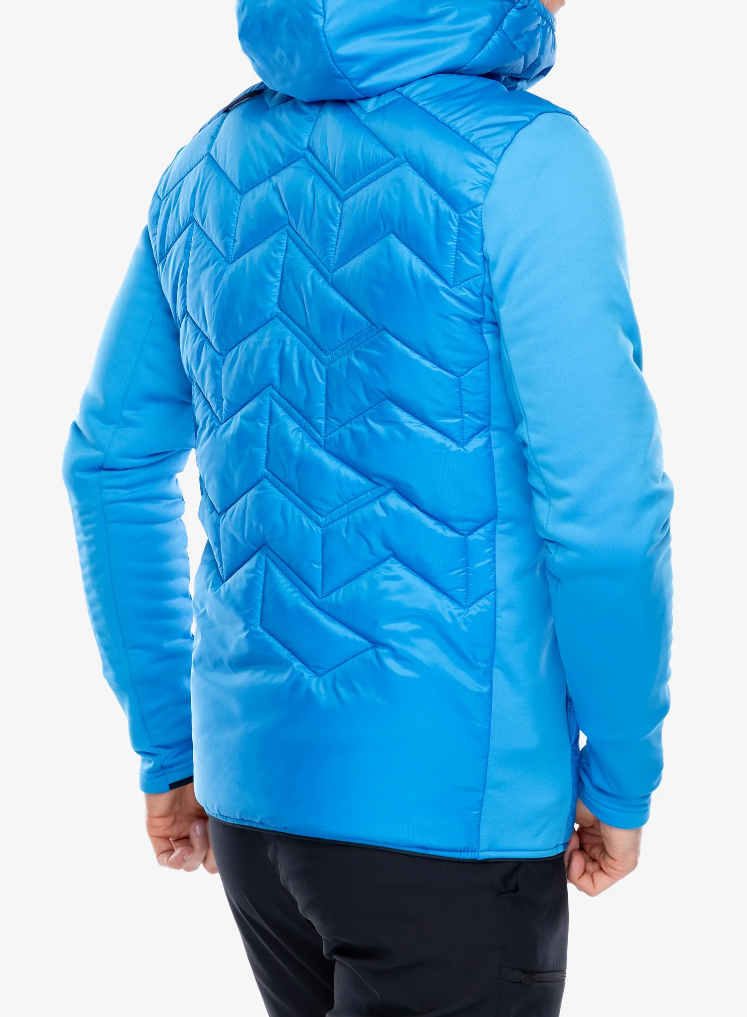 Hibridna jakna Peak Performance Elevate Liner Hybrid Hood - brilliant blue