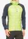 Hibridna jakna Peak Performance Helium Down Hybrid Hood - crystal green/mountain mist