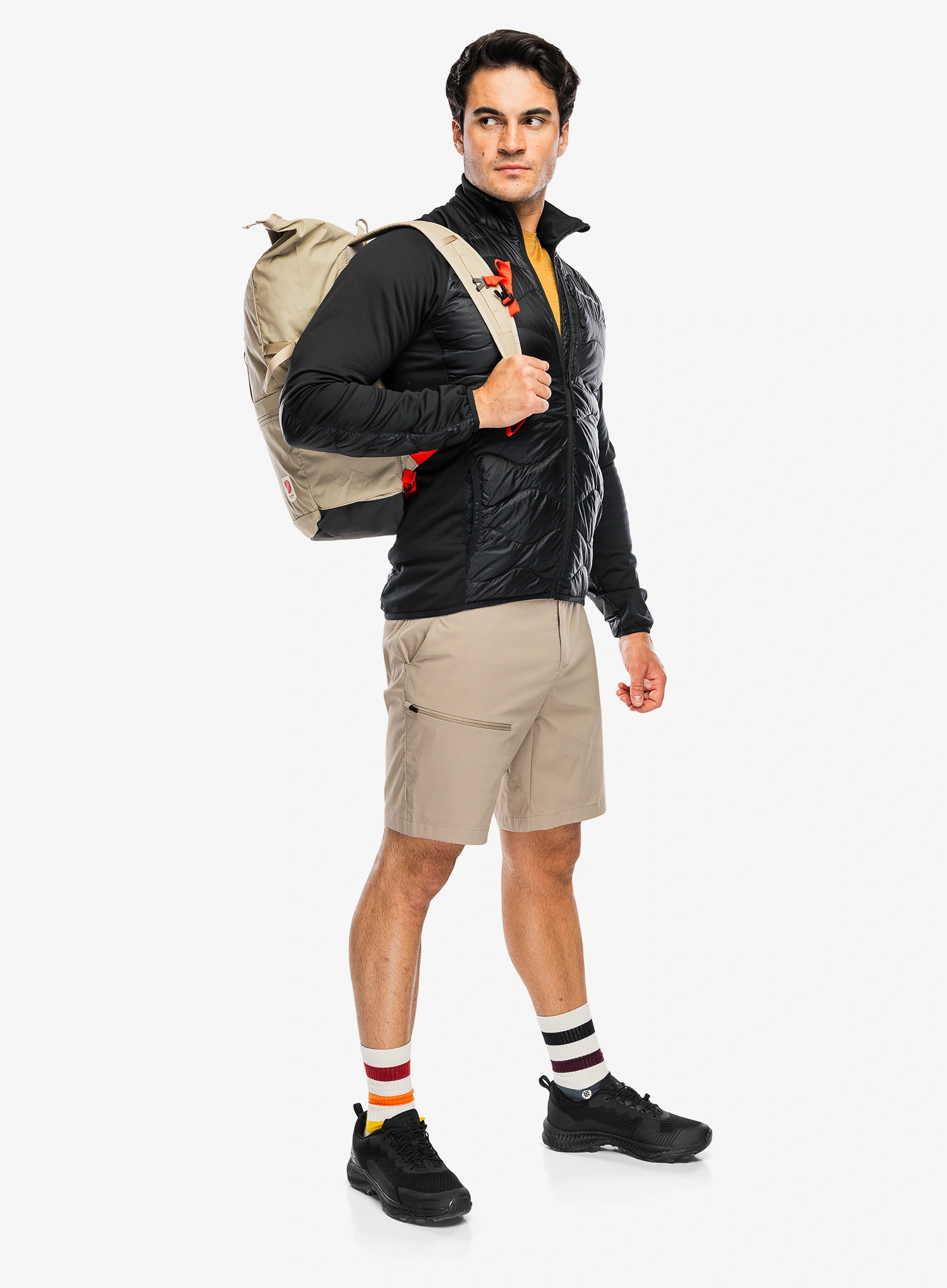 Hibridna jakna Peak Performance Helium Down Hybrid Jacket - black