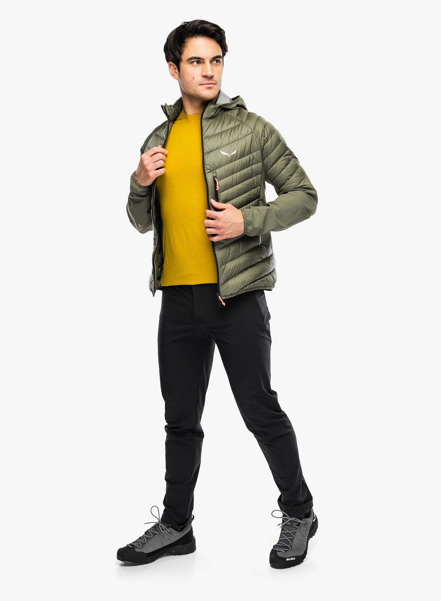 Hibridna jakna Salewa Agner Light Insulated Jacket - faded green