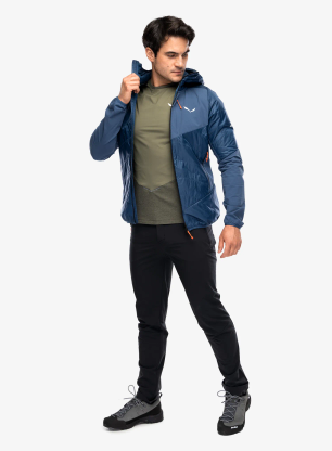Hibridna jakna Salewa Ortles Hyb TWR Jacket - dark denim/3150