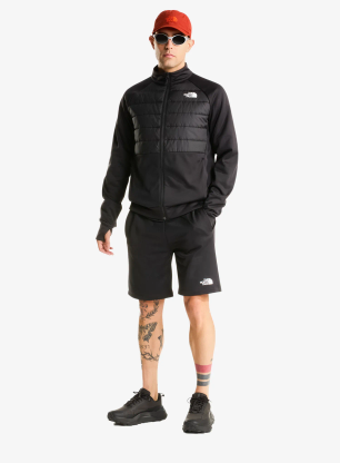 Hibridna jakna The North Face Reaxion 2.0 Fleece Hybrid Full Zip Jacket - tnf black heather