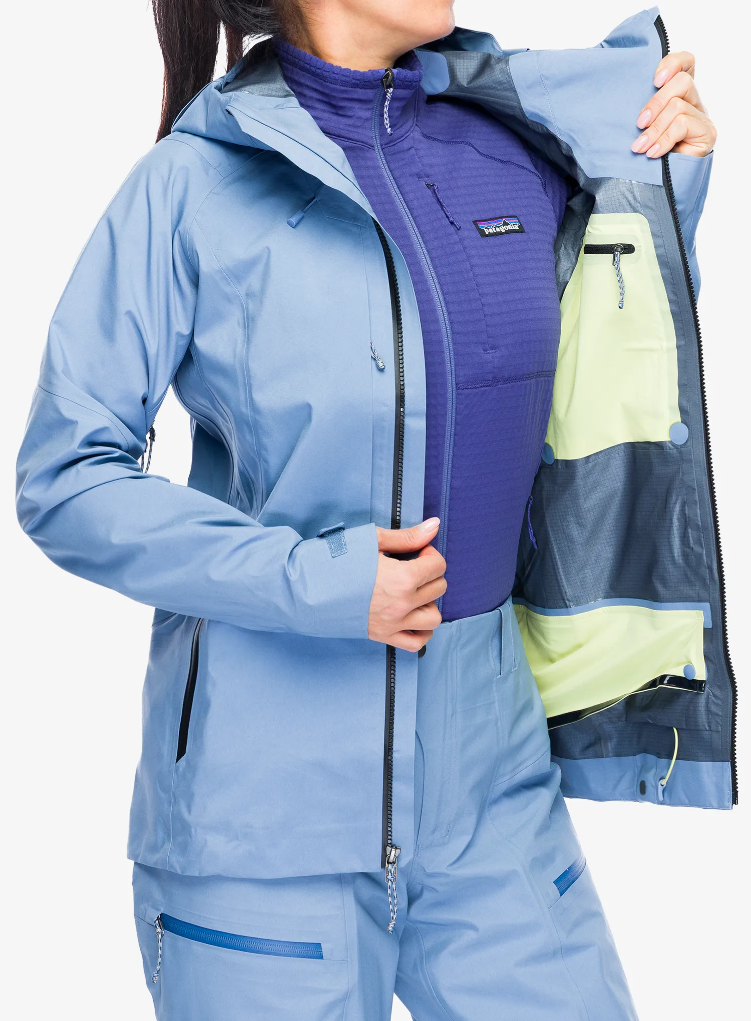 Ženska smučarska jakna Patagonia PowSlayer Jacket - barnacle blue