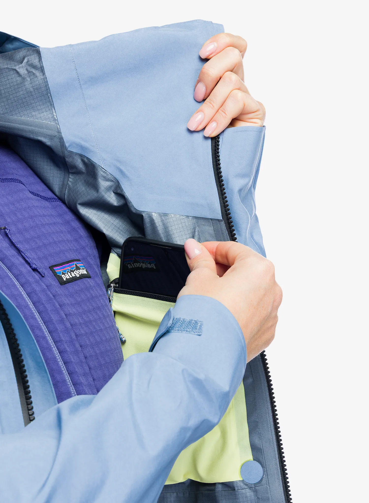 Ženska smučarska jakna Patagonia PowSlayer Jacket - barnacle blue