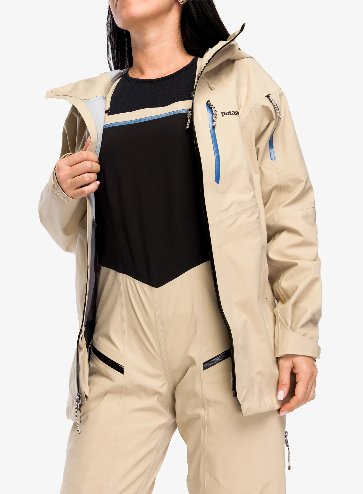 Ženska smučarska jakna Patagonia SnowDrifter Jacket - oar tan