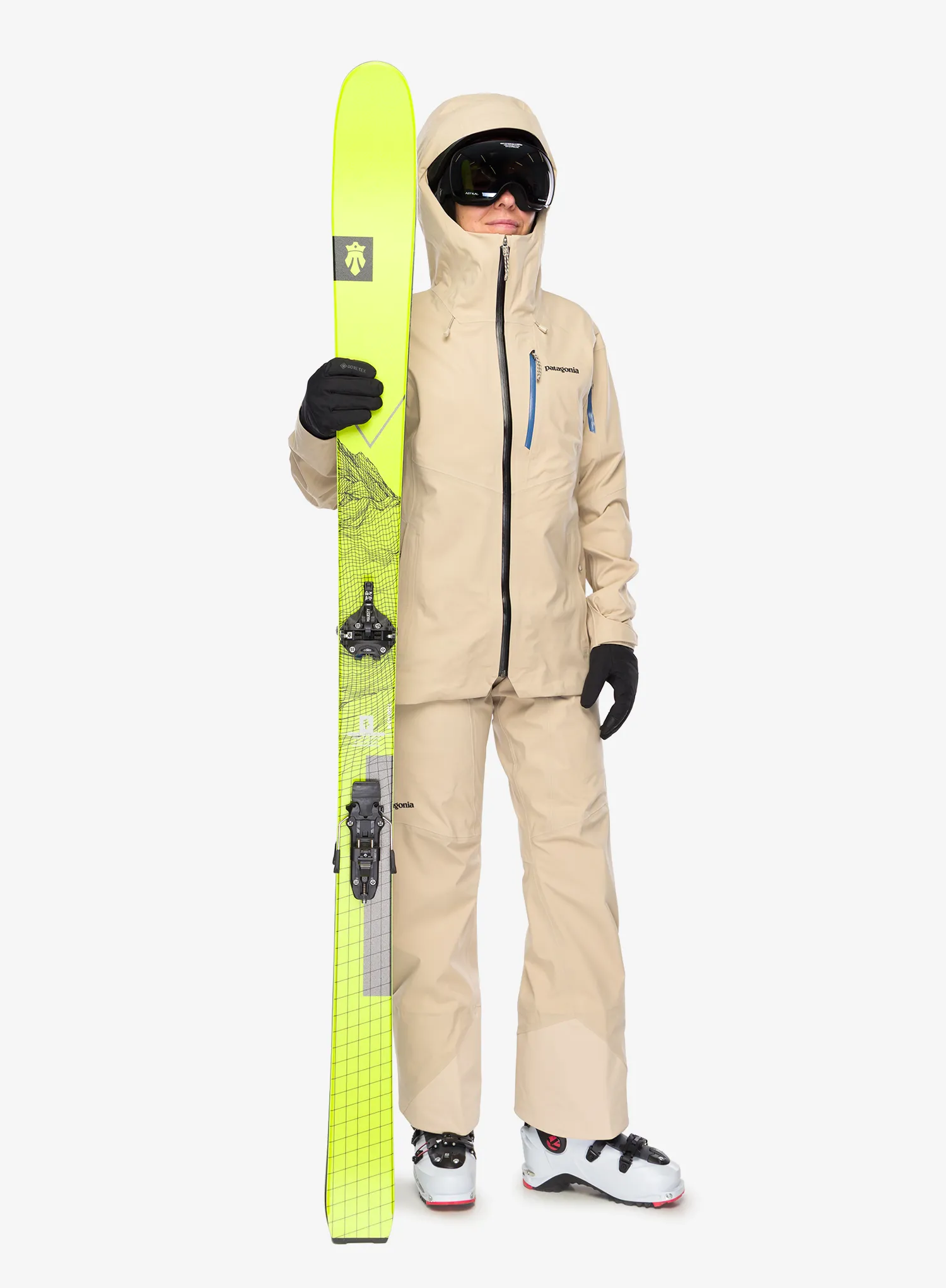 Ženska smučarska jakna Patagonia SnowDrifter Jacket - oar tan