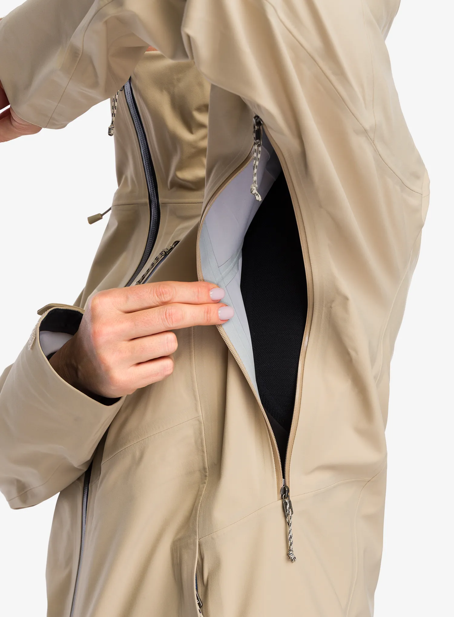 Ženska smučarska jakna Patagonia SnowDrifter Jacket - oar tan
